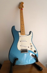 A Fender electric guitar